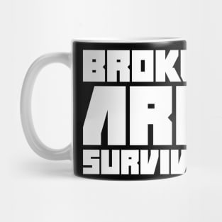 Survivor - Funny Broken Arm Get Well Soon Gift Mug